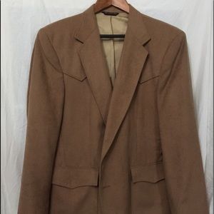 Haggar faux-suede western style sport coat